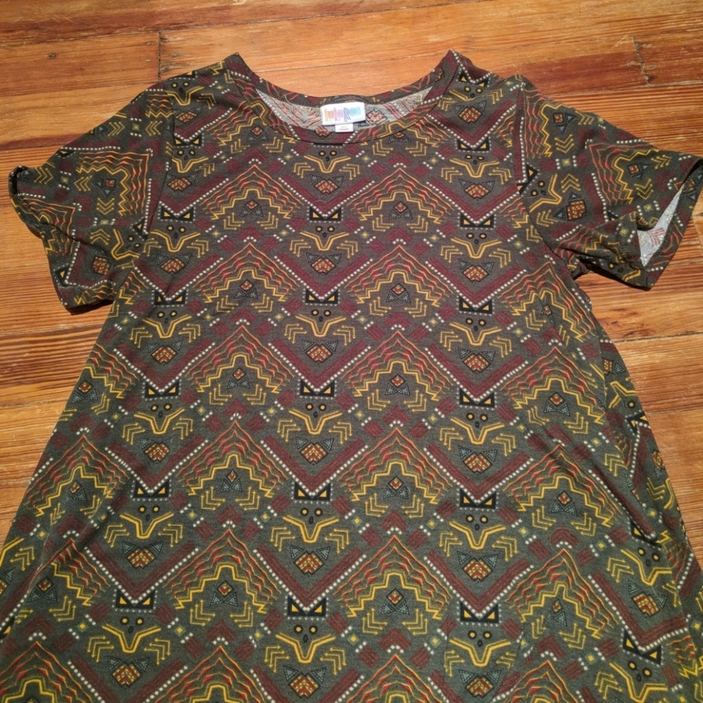 Lularoe Carly Fox Print